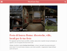 Tablet Screenshot of festadilaurearoma.org